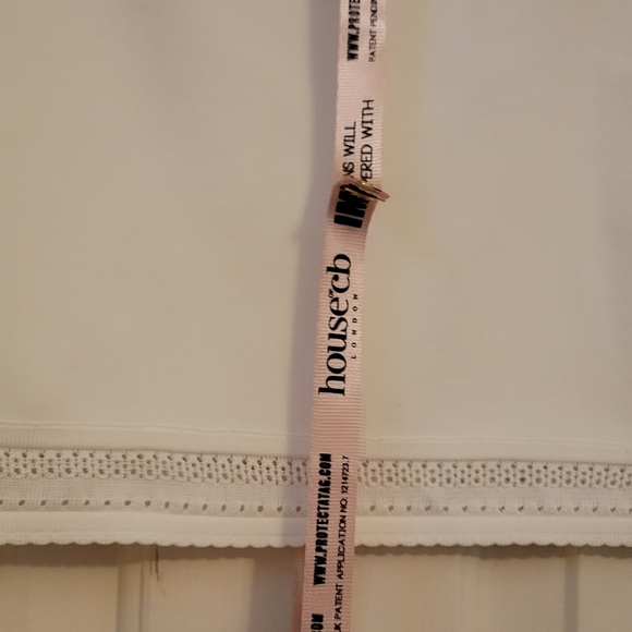 House of Cb 'Sarelle' Ivory Dainty Ribbed Knit Mini Skirt - Picture 8 of 12